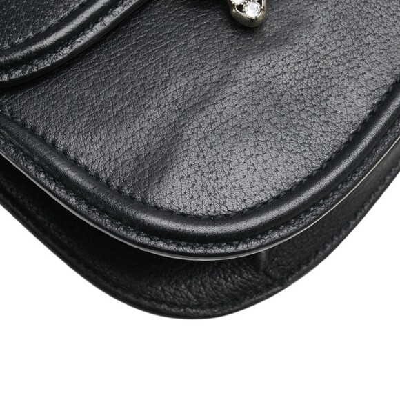 GUCCI Authentic Black Leather Shoulder Bag - Picture 11 of 16